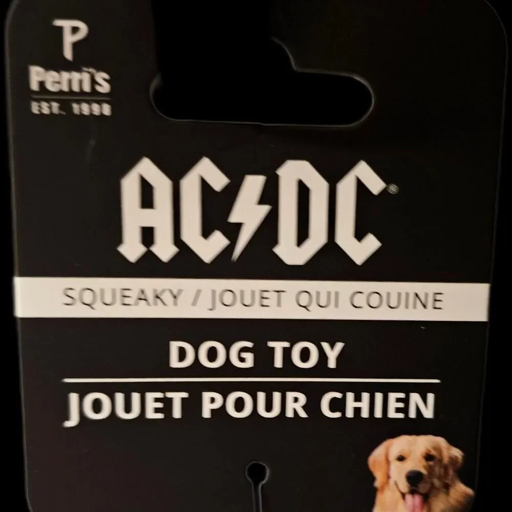 AC/DC Dog Toy - Squeaky/Jouet Qui Couine #RockAndRoll #DogToy